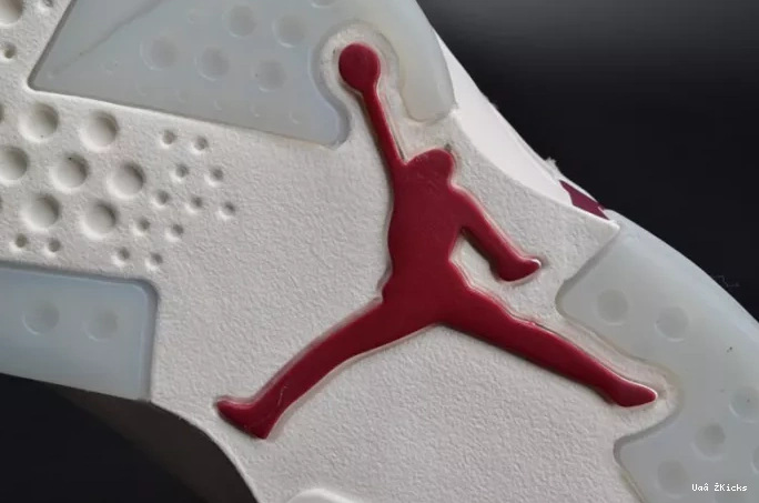 650 Comfortable 6 Jordan 384664-116 Maroon Retro 0822